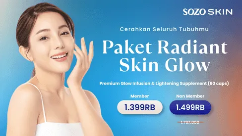 promo infus whitening - paket radiant skin glow
