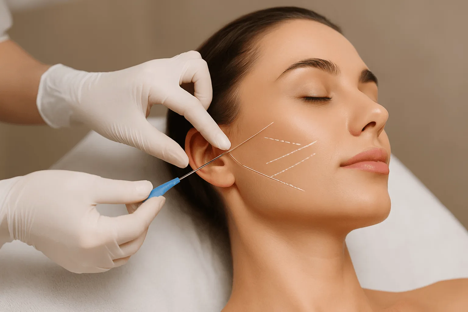 threadlift untuk peremajaan wajah