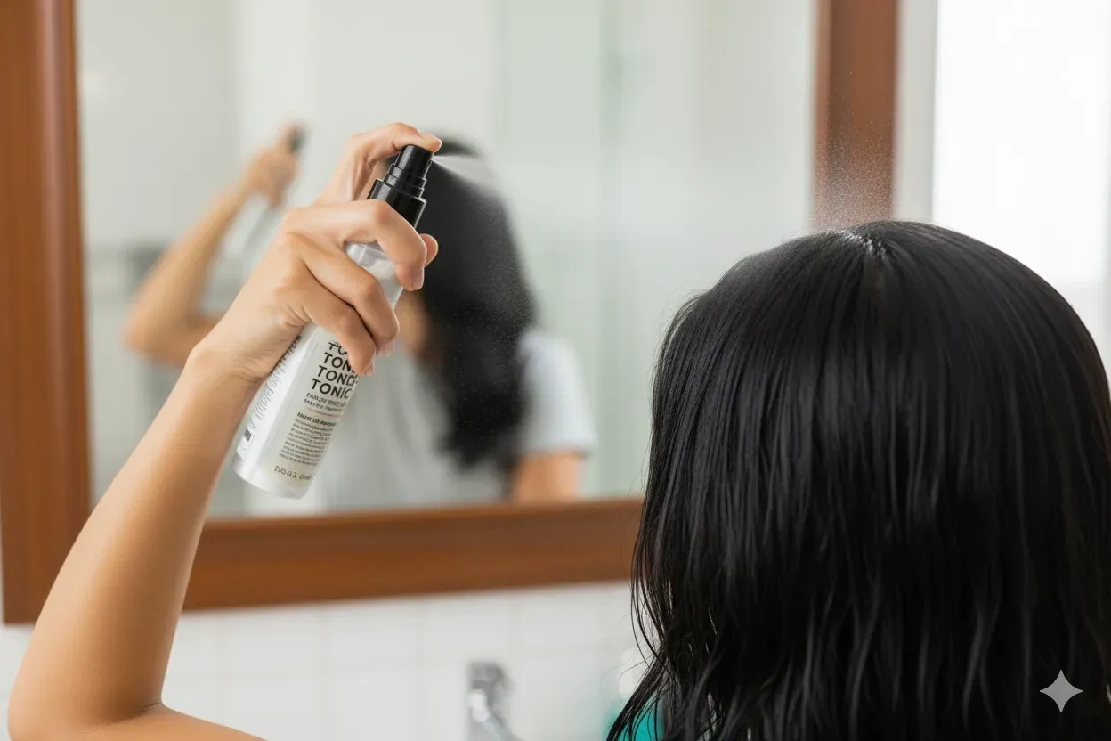 Bagaimana Cara Hair Tonic Menguatkan Akar Rambut Rontok? Ini Penjelasannya!