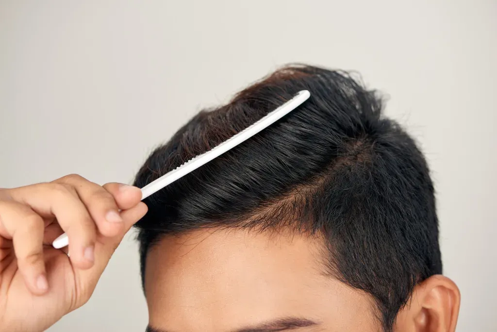 rambut kusut pria