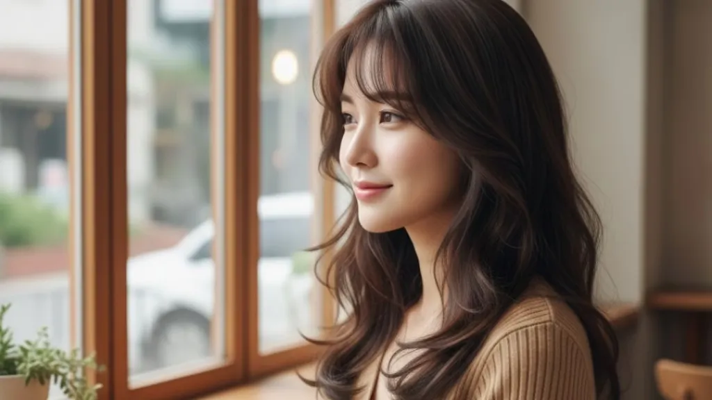 model rambut wanita korea