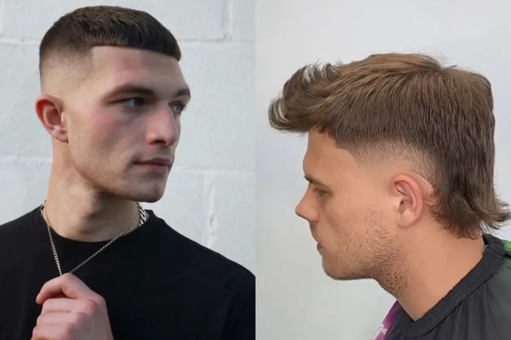 pria dengan model rambut High Fade Edgar
