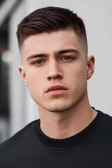 Low Fade with Side Part