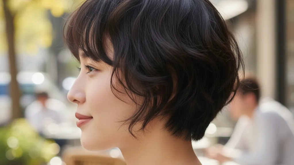 French Crop Rambut Ikal: Gaya Stylish Praktis & Mudah Dirawat