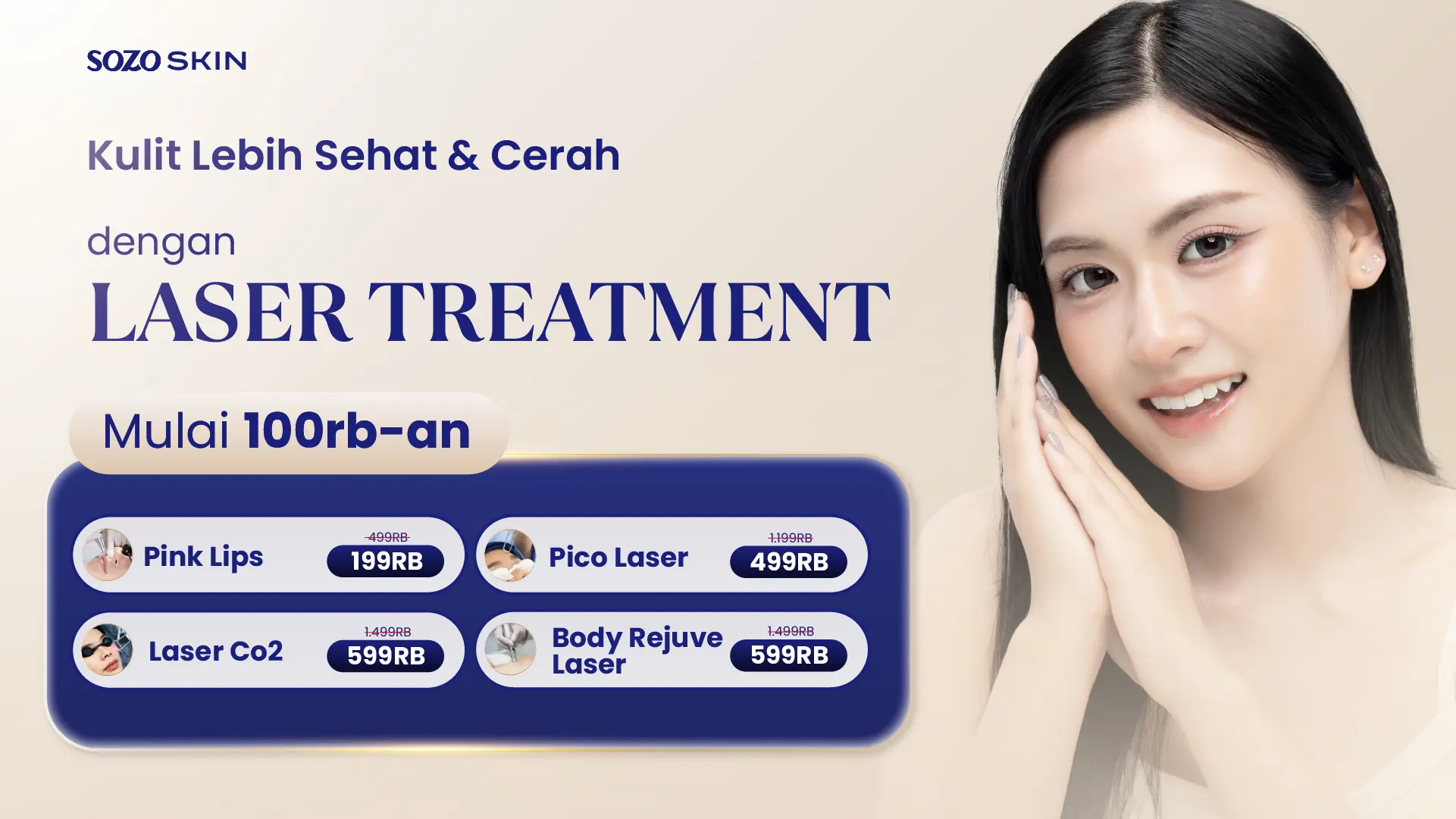 [LP Mockup] Landing Page Refreshment MEI - Promo banner laser treatment