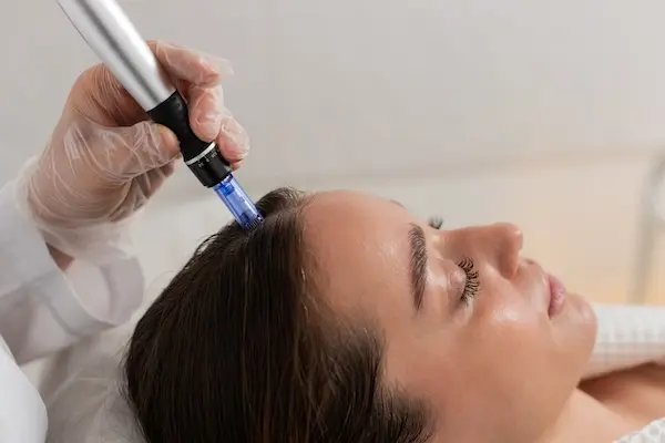 Treatment microneedling rambut di klinik kecantikan