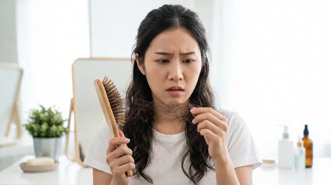 penyebab rambut rontok