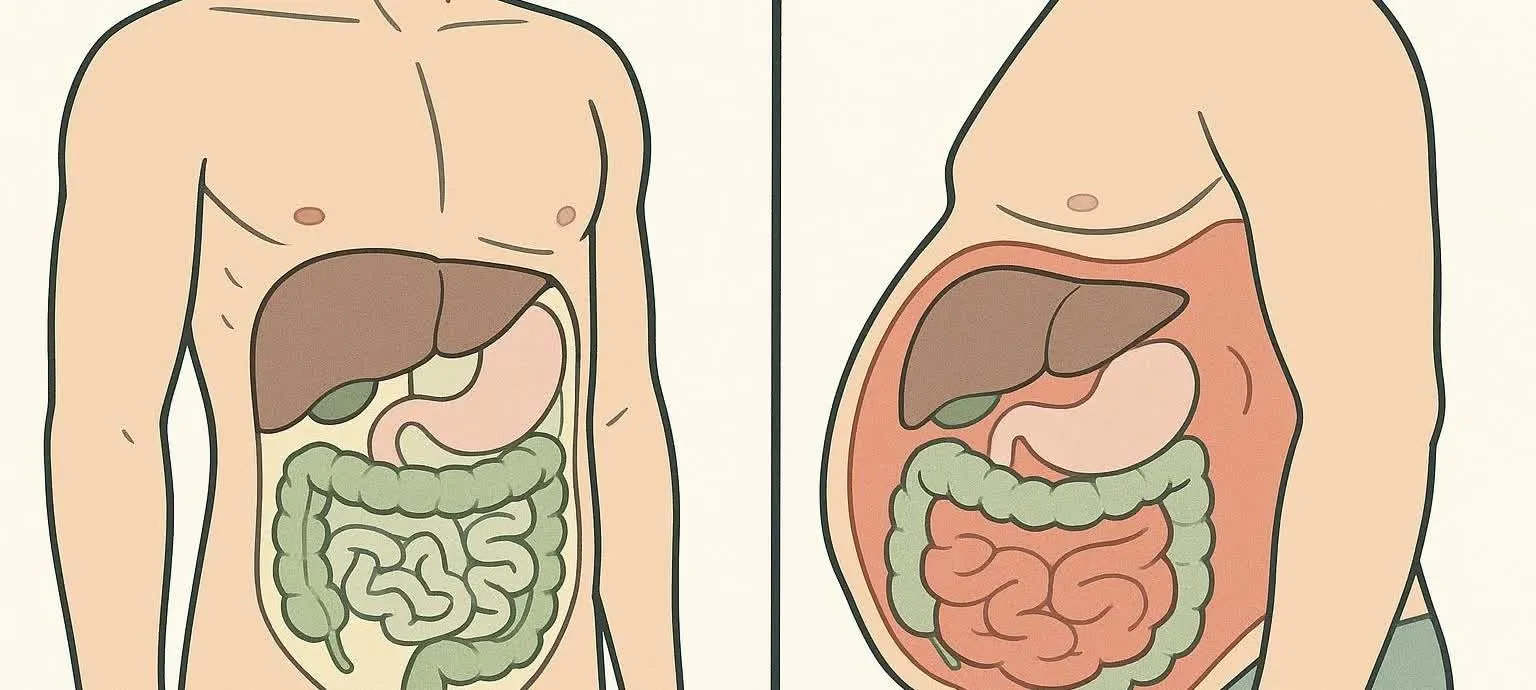 Perut Normal dan Perut Buncit