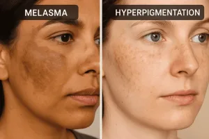 Perbandingan Melasma dan Hiperpigmentasi