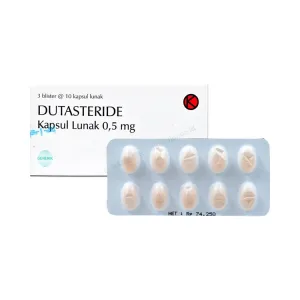 Dutasteride 0,5 mg Kapsul