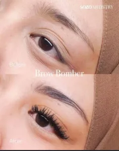 Hasil Sulam Alis
