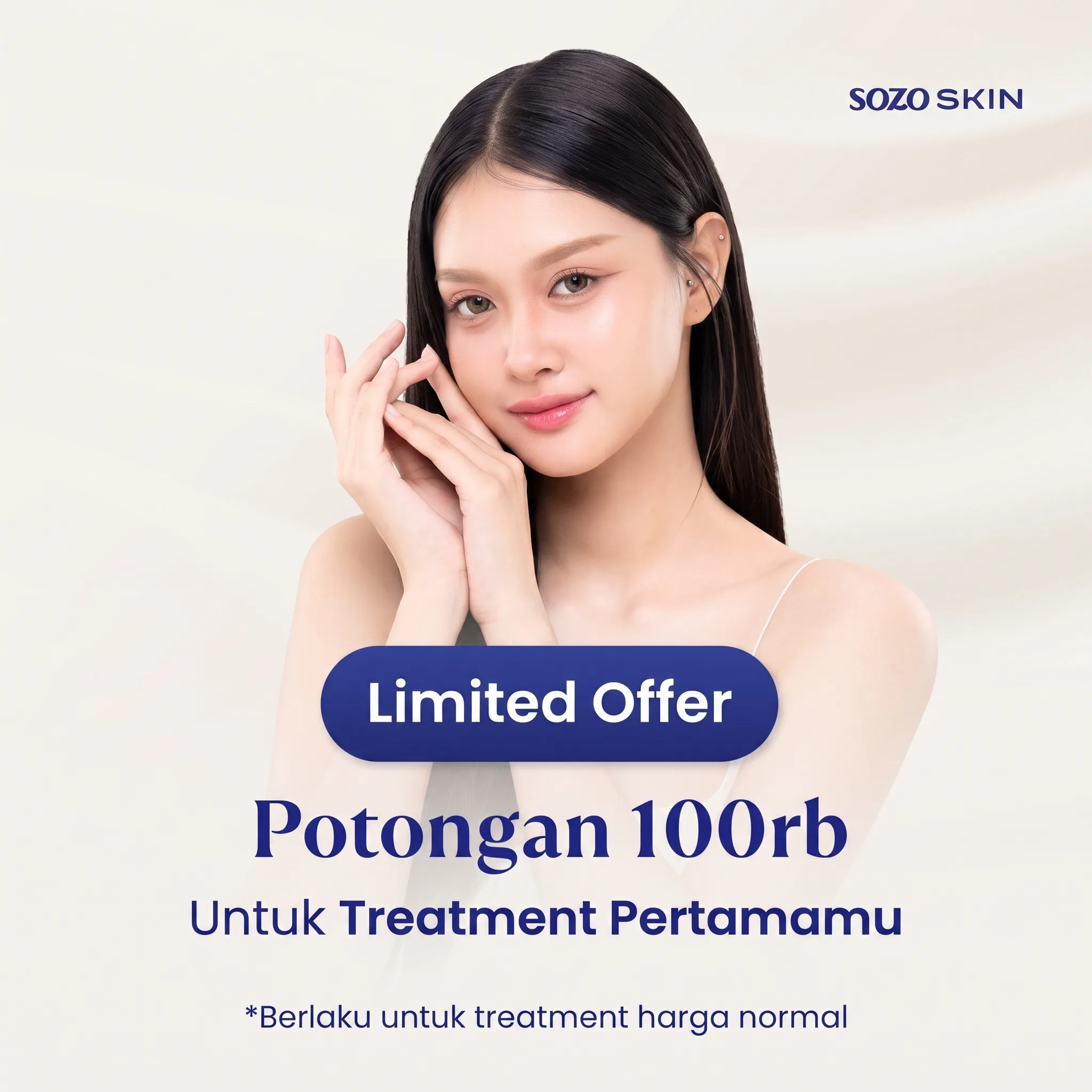 Promo Potongan 100rb Untuk Treatment Pertamamu