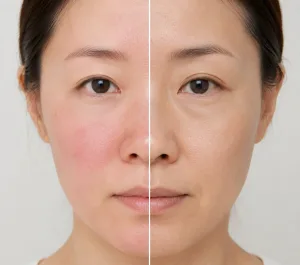 Ilustrasi Kemerahan setelah Skin Booster