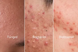 fungal acne dan jerawat biasa lainnya