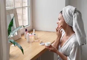 Ilustrasi Pemakaian Skincare